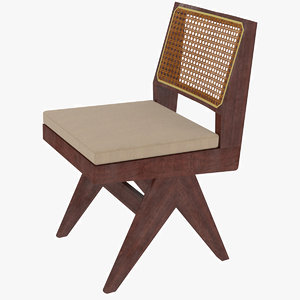 capitol complex mahogany chair 3D model