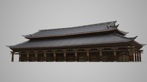3D model asia ancient buildings