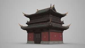 asia ancient architecture 3D
