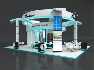 booth exhibit stand model