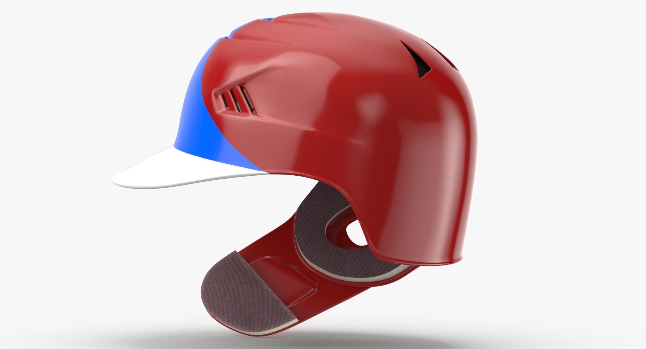 Baseball helmet c flap 3D model TurboSquid 1618593