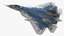 su 57 stealth jet fighter 3D model