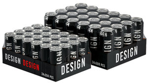 24 cans plastic shrinkwrap 3D model