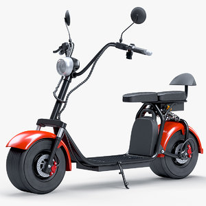 3D fat electric city scooter
