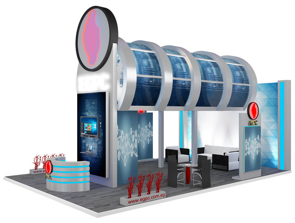 stand exhibition booth 3D