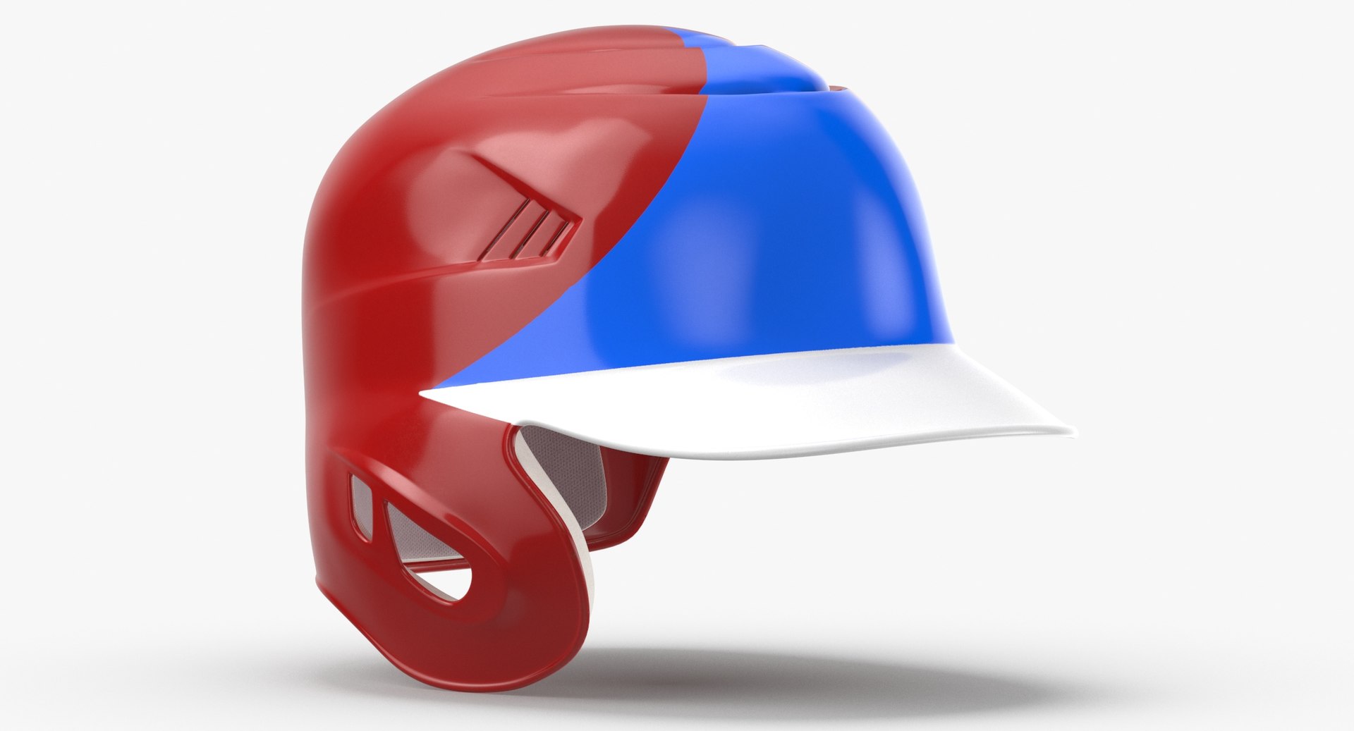 3D baseball helmet ear flap model TurboSquid 1615805
