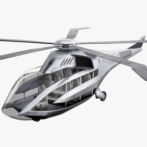 bell fc-x helicopter concept 3D model