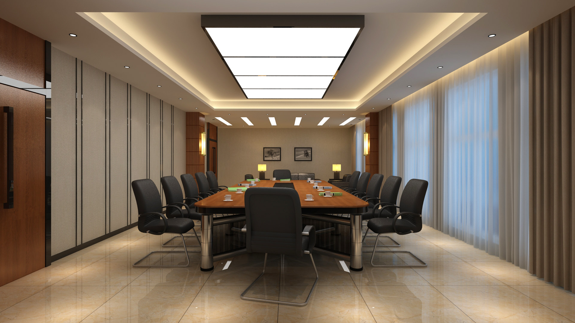 Conference room 3D model - TurboSquid 1619224