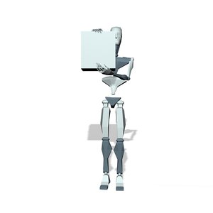 Mocap Stand holding box and sent
