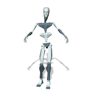 Mocap People leaning wait