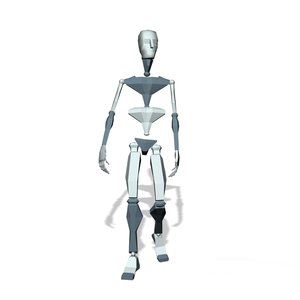 Mocap Walking stop and looking around