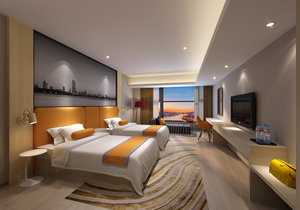 bedroom interiors 3D model