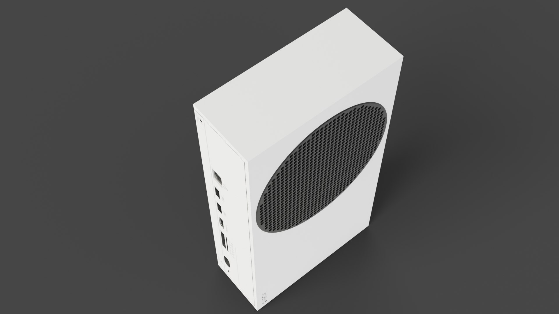 Xbox series s 3D model TurboSquid 1619566