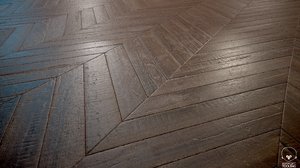 Old Parquet chevron - PBR textures