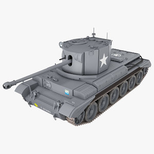 cruiser tank challenger a30 3D model