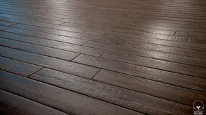 Old woodstrip Parquet - PBR textures