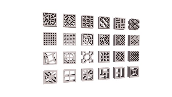 Types of breeze blocks top