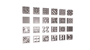 Revit Concrete Breeze Blocks - 24 types