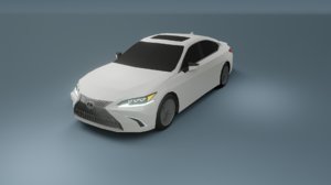 3D lexus es300 2020 model
