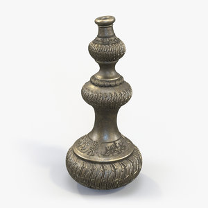 3D candle holder candlestick