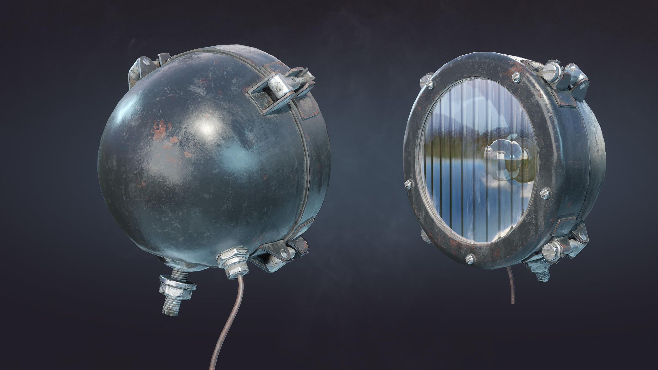 Ready headlight tank fg127 3D model TurboSquid 1620028