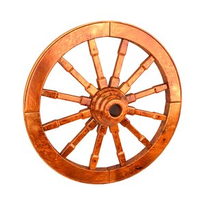 wagon wheel 3D