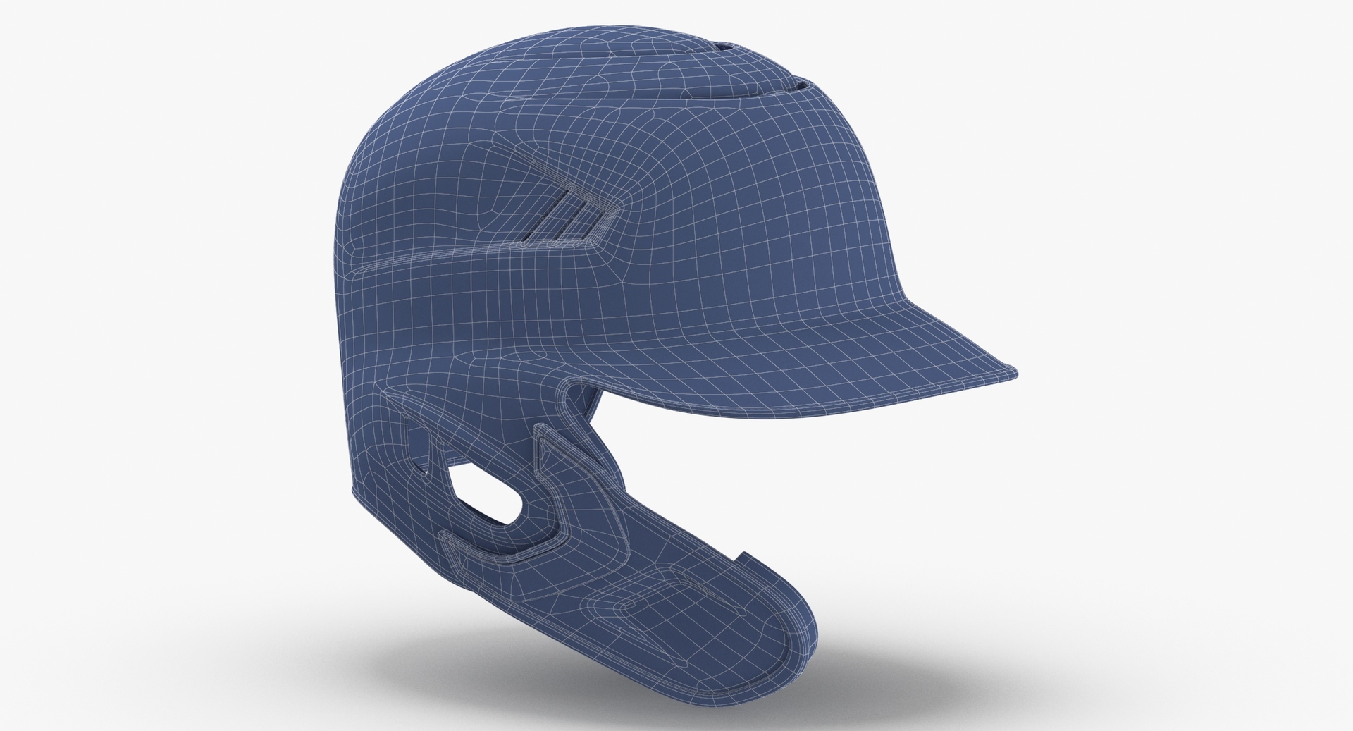 modelo 3d Baseball Helmet C flap Red TurboSquid 1620396