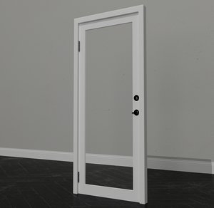 glass door 3D model