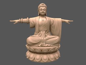 buddha statue 3D