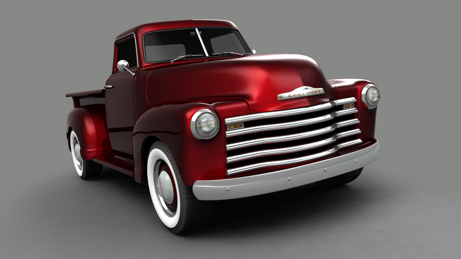 3D chevrolet truck model TurboSquid 1621054