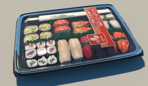 sushi food 3D
