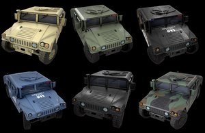 car military pack model
