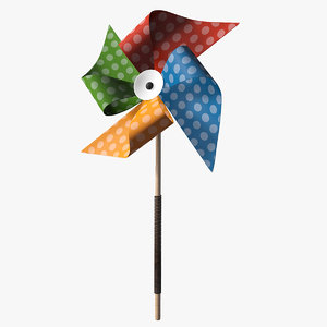 3D model colorful toy weathervane