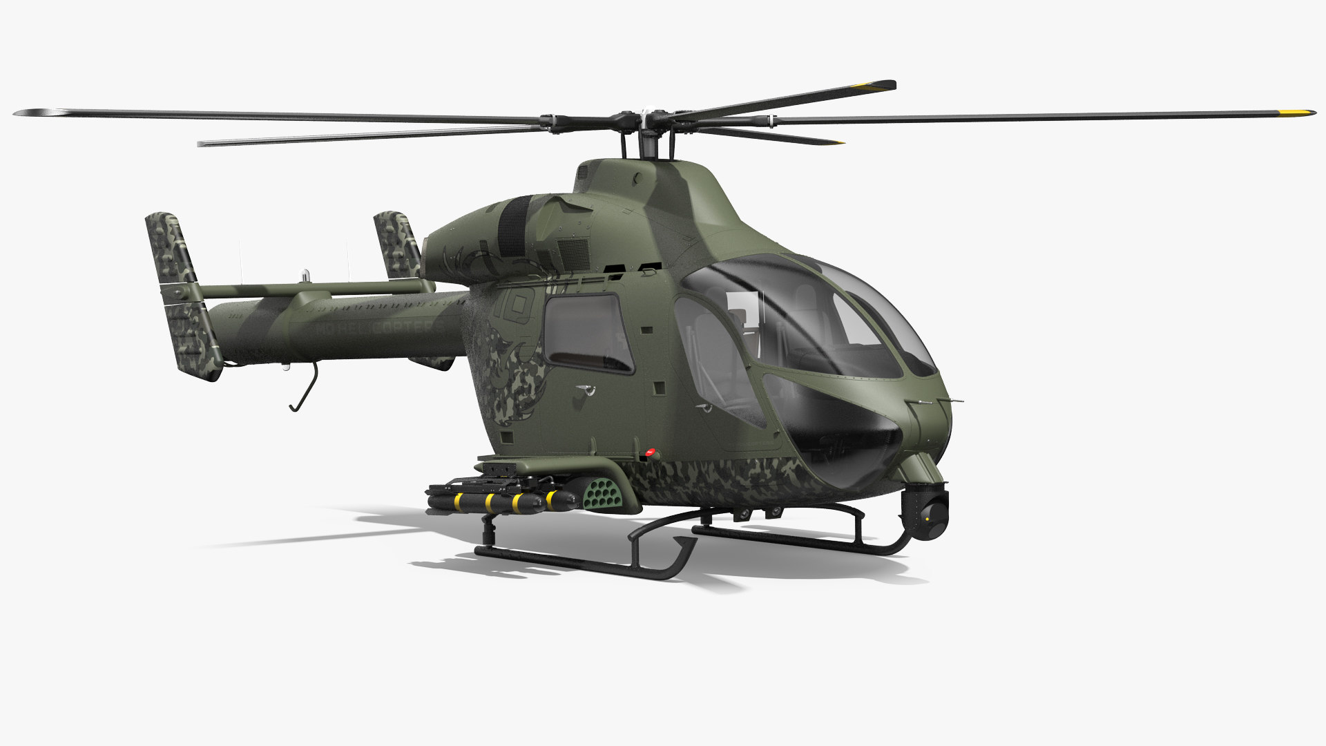 twin motor helicopter