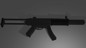 weapon rifle 3D model