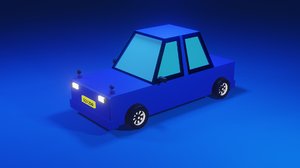cartoon car 3D model