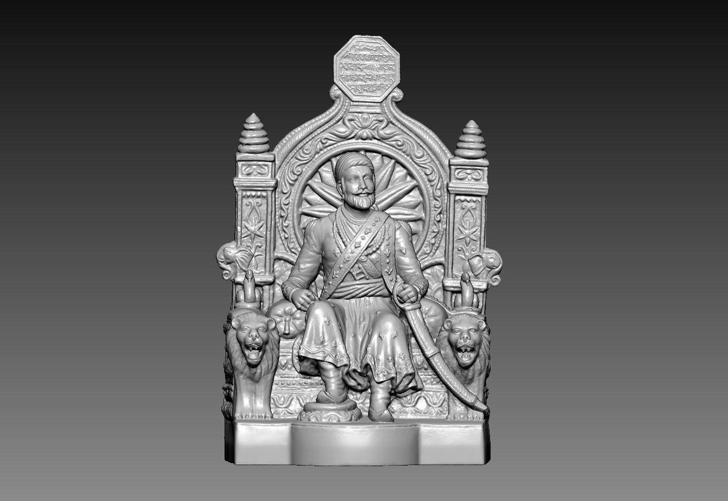 Great chhatrapati shivaji maharaj 3D model TurboSquid