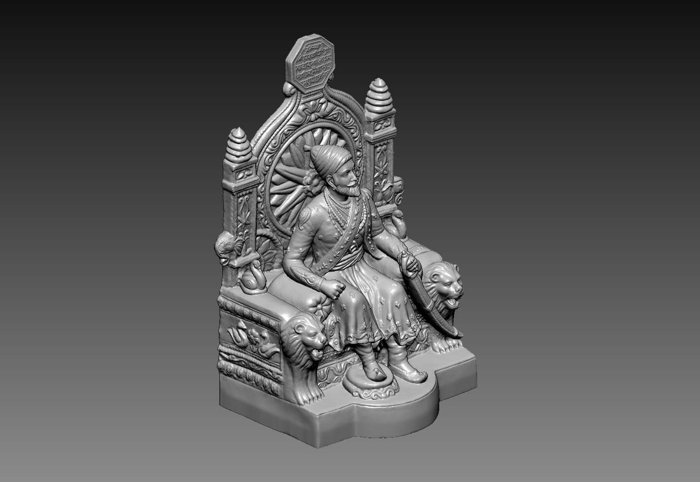 Great chhatrapati shivaji maharaj 3D model TurboSquid