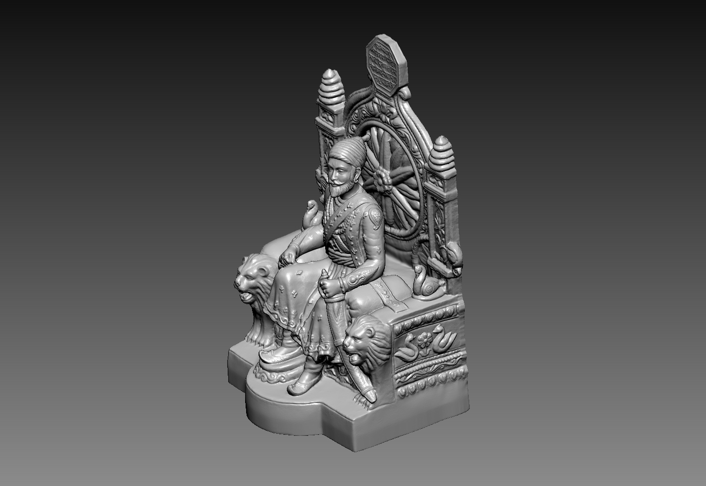 Great chhatrapati shivaji maharaj 3D model TurboSquid