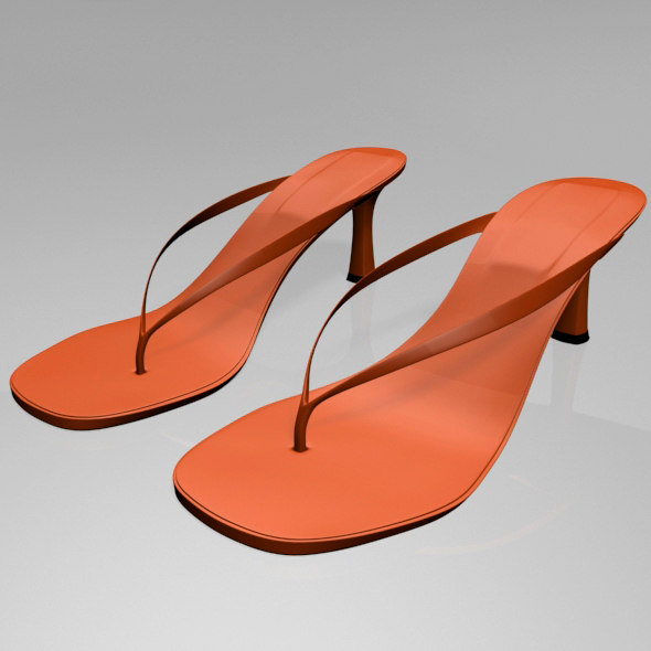 modelo 3d Sandalias Tanga Tacón Carrete 01 - TurboSquid 1622092