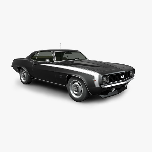 chevrolet camaro 1970 3d model