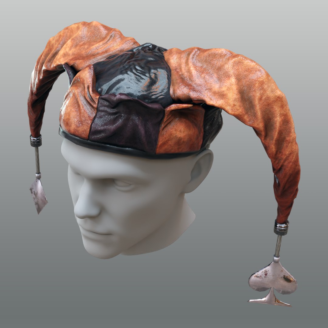 Jester hat 3D model TurboSquid 1622522