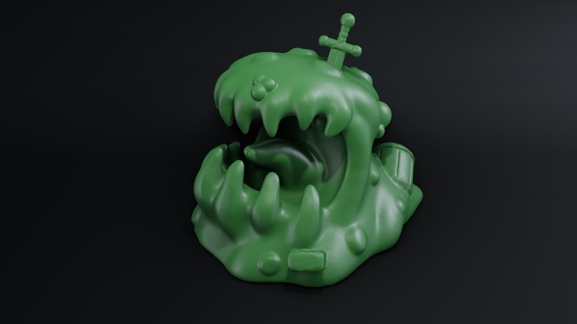 Slime tabletop 3D model TurboSquid 1622867