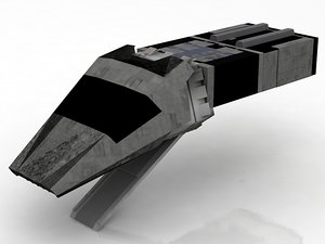 3D imperial shuttle lambda model