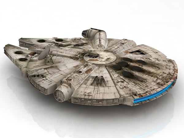 3D starwars falcon millennium