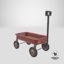 toy wagon rusty 3D model