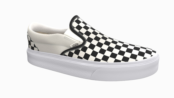 model vans slip on