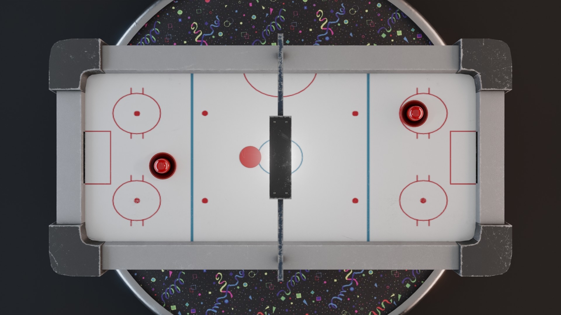 Arcade Air Hockey Realistic GameReady Modelo 3D TurboSquid 1624191