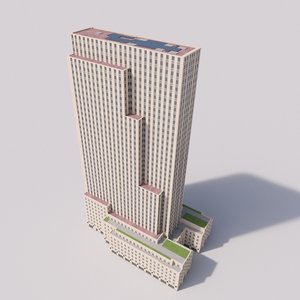 international building 3D model