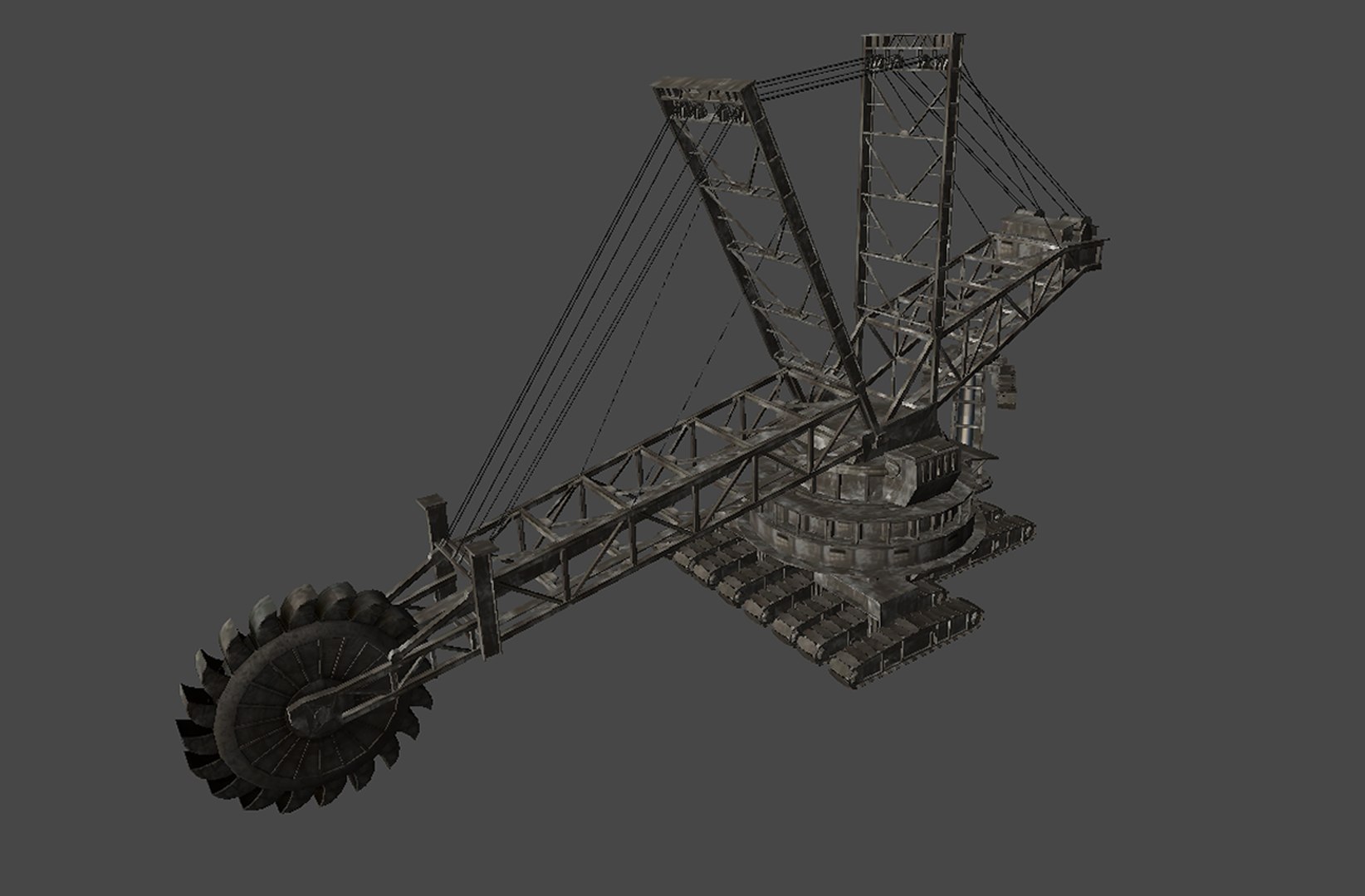 Bucketwheel excavator 3D model - TurboSquid 1623773